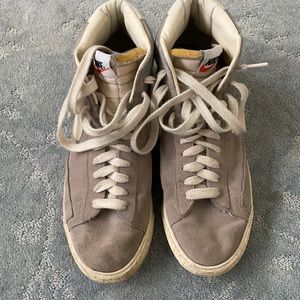 Men’s Nike blazer sneakers 10.5 high tops grey